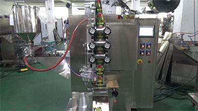 Вертикальная машина для розлива соусов с высокой вязкостью в саше, DC-338-8